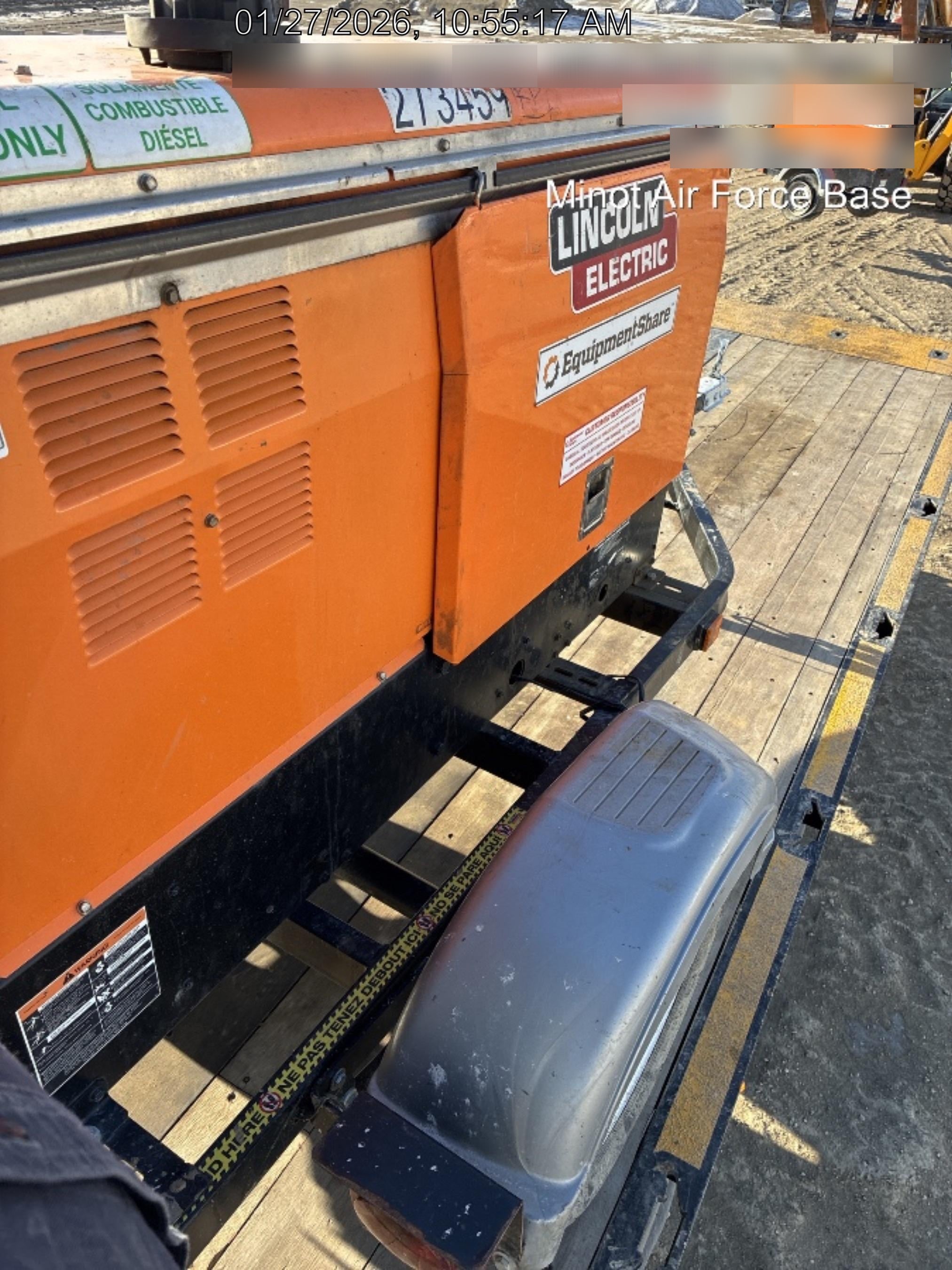 2022 Lincoln Electric LE400 Kubota V1505, Trlr, Cable Rack, Light Kit, ES Decals, T3