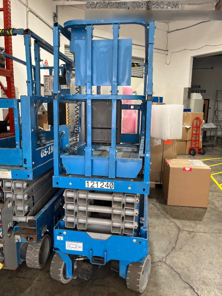 2020 Genie GS-1930 Solid Non Marking Tires, Beacon, Folding rails with half height swing gate, Telematics