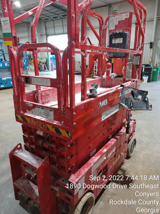 2021 Lgmg AS1932E Electric Drive, Solid Non Marking Tires, Dual Beacons