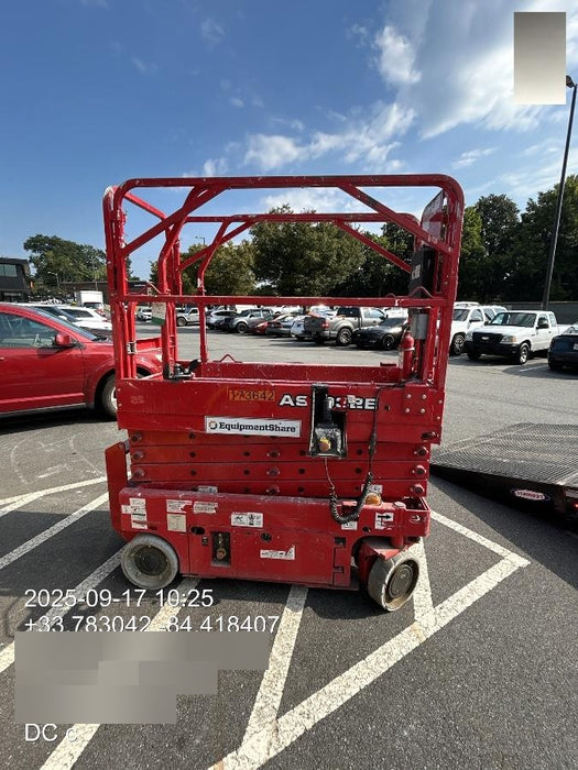 2021 Lgmg AS1932E Electric Drive, Solid Non Marking Tires, Dual Beacons