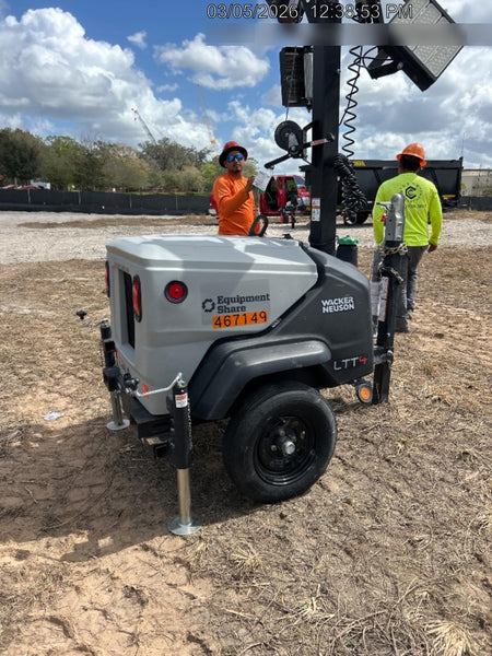 2024 Wacker Neuson LTT4 Diesel, Kohler KDW702, Deep Sea Controller, Auto Start, LED 320W, Bypass Outlet, T3