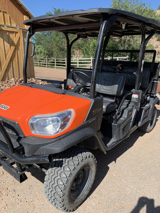 Kubota RTV-X1140W-H Canopy, 4-Seater, Diesel, Windshield Acrylic Clear, LED Strobe, Backup Alarm