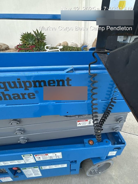 2019 Genie GS-1930 Fixed rails with chain Entry