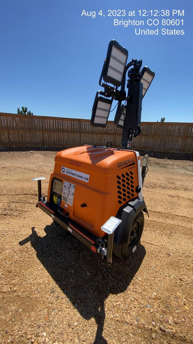 2023 Generac MLT2 Diesel, Flex Switch 120V Input, Powerzone Controller, (4) 320W LED Lights, 4kW Generator, 39.9 Gal Fuel Tank, 2" Ball, T3