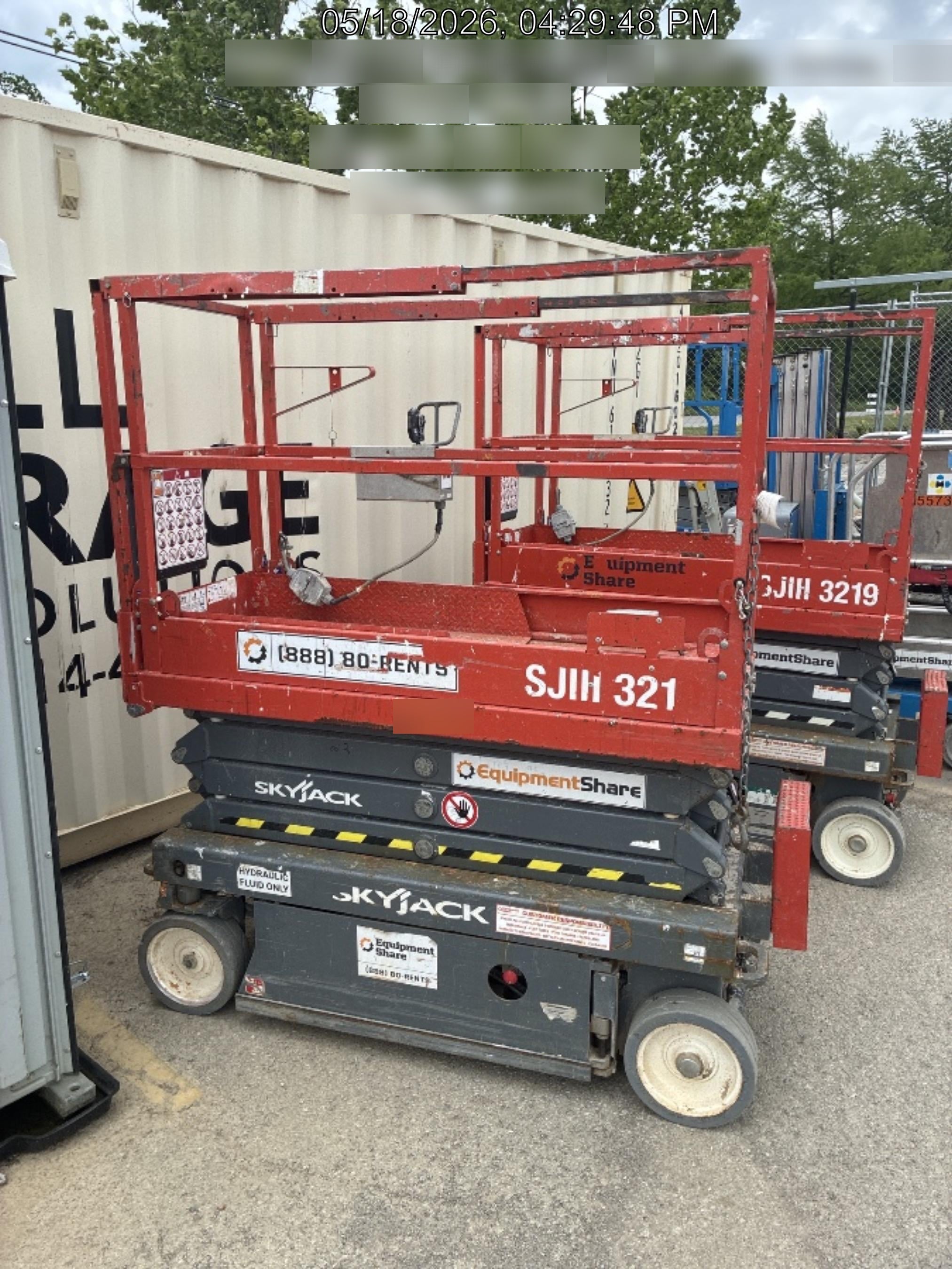 2019 Skyjack SJIII-3219 Skyjack SJIII3219 Standard w/Trojan Batteries