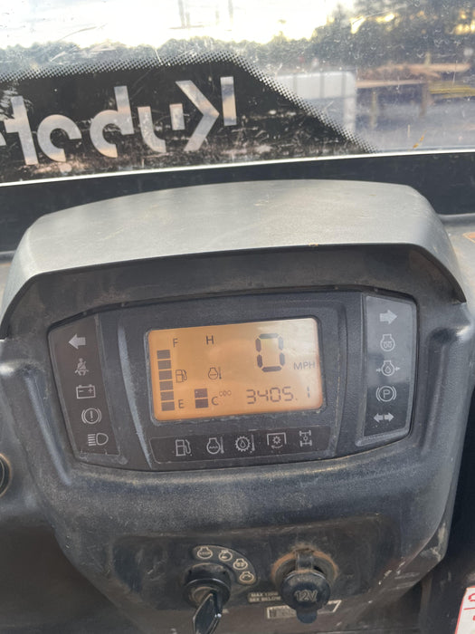 2022 Kubota RTV-X1140W-H Plastic Canopy, Windshield Acrylic Clear, LED Strobe Light, Wire Harness Kit, Back up Alarm