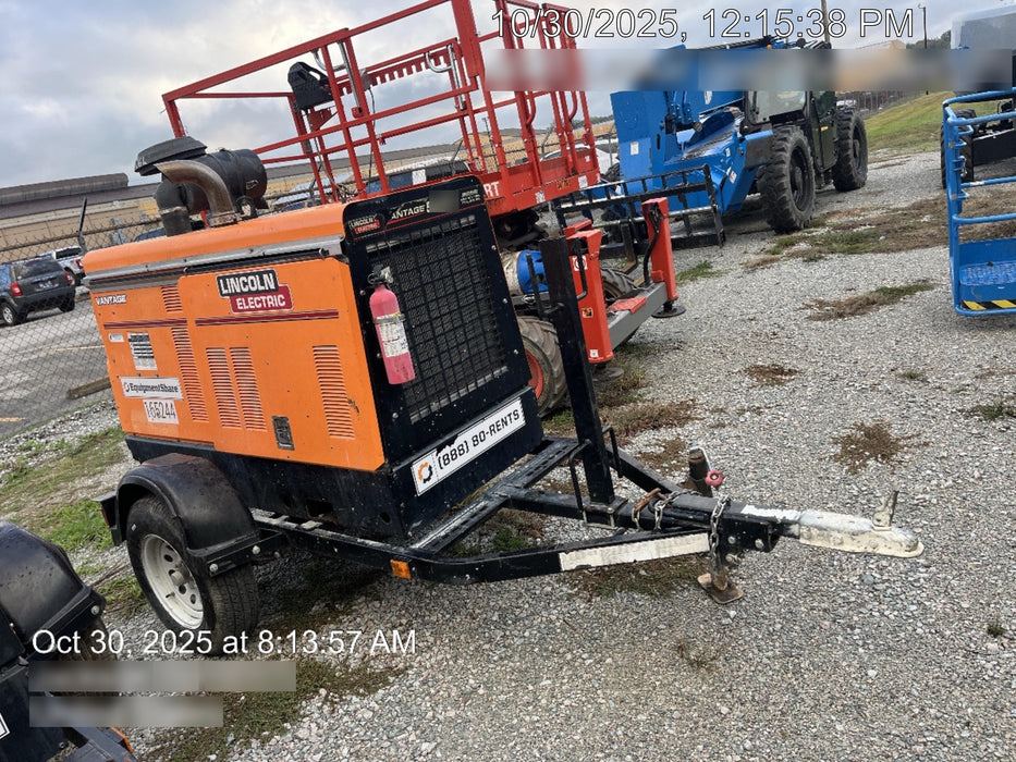 2021 Lincoln Electric Vantage 549X Ready Pak 3, ORANGE (includes trailer, cable rack, fender light kit)