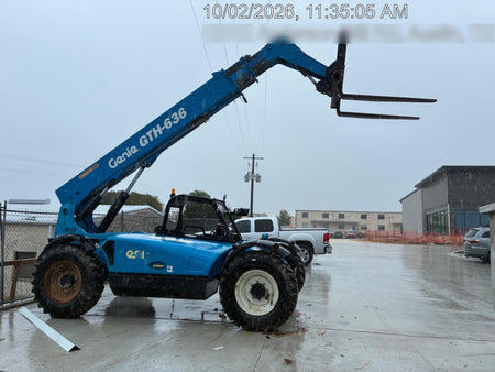 2018 Genie GTH-636 Genie GTH-636 w/Open ROPS, FF Tires, Work Light/Beacon, 48" Carriage and Forks