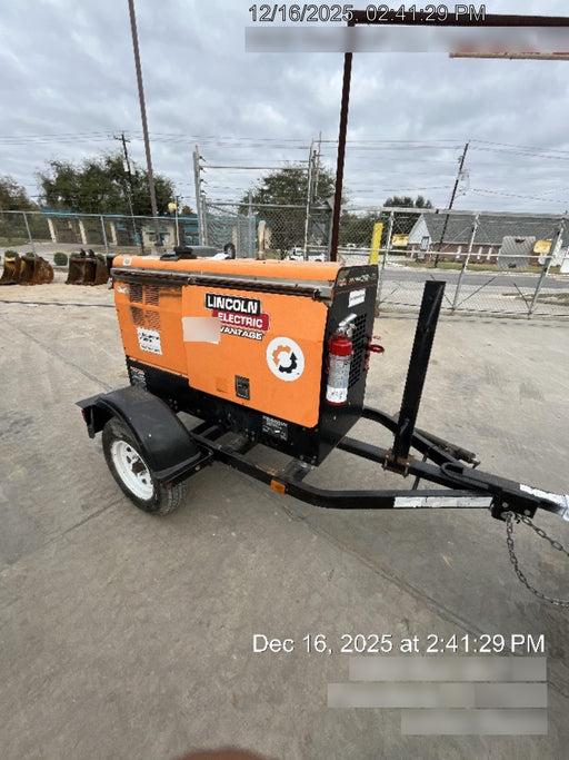 2021 Lincoln Electric Vantage 322 Vantage 322 Ready Pak 3 w/ Decals, ORANGE (includes trailer, cable rack, fender light kit) NO Telematics