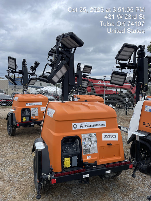 2023 Generac MLT2 Diesel, Flex Switch 120V Input, Powerzone Controller, (4) 320W LED Lights, 4kW Generator, 39.9 Gal Fuel Tank, 2" Ball, T3