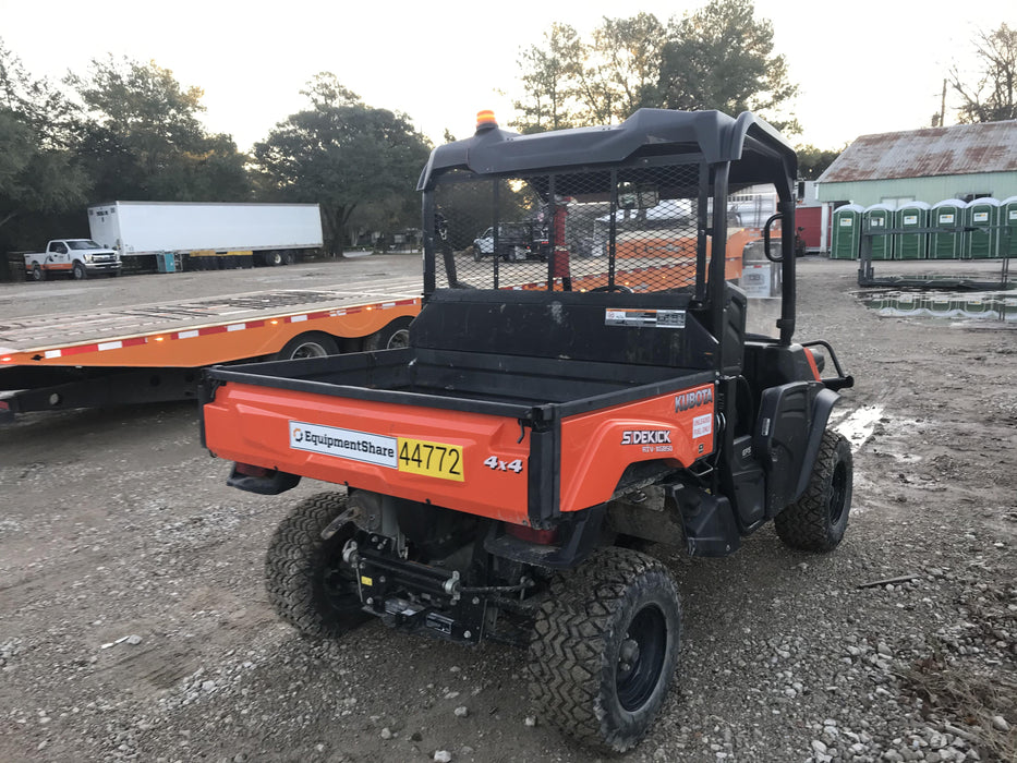 2019 Kubota RTV-XG850WL-H 4wd Utility Cart, Gas, 2 Seat, LED Strobe, Windshield Tempered Glass, Plastic Canopy, Wire Harness Kit, Backup Alarm