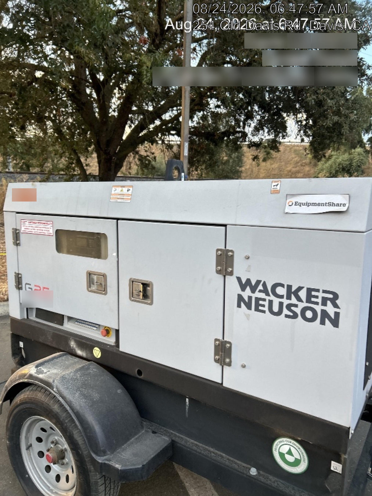 2020 WACKER NEUSON G25