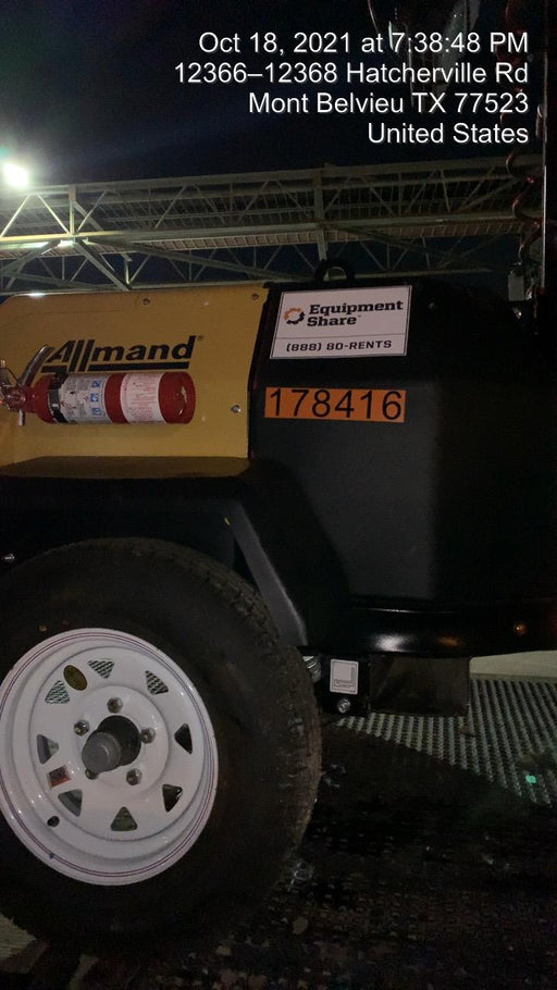 Allmand NLV3GR 3kW Light Plant - LED