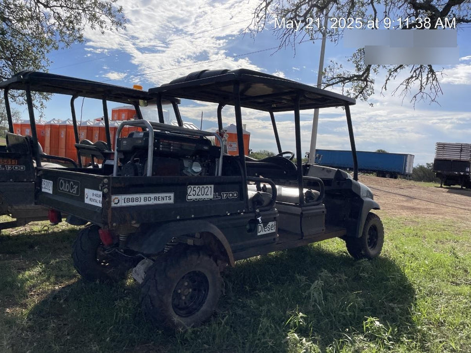 2023 Club Car CA1700D Canopy, Diesel, 4 Passenger