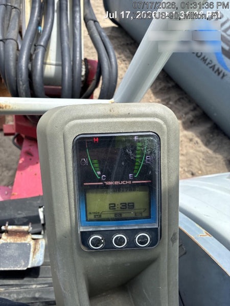 2020 TAKEUCHI TB250-2