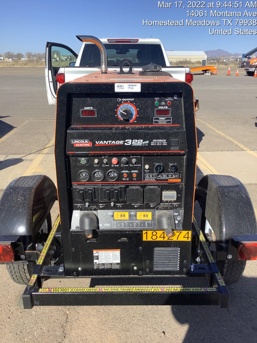 2021 Lincoln Electric Vantage 322 VANTAGE 322 READY-PAK 3