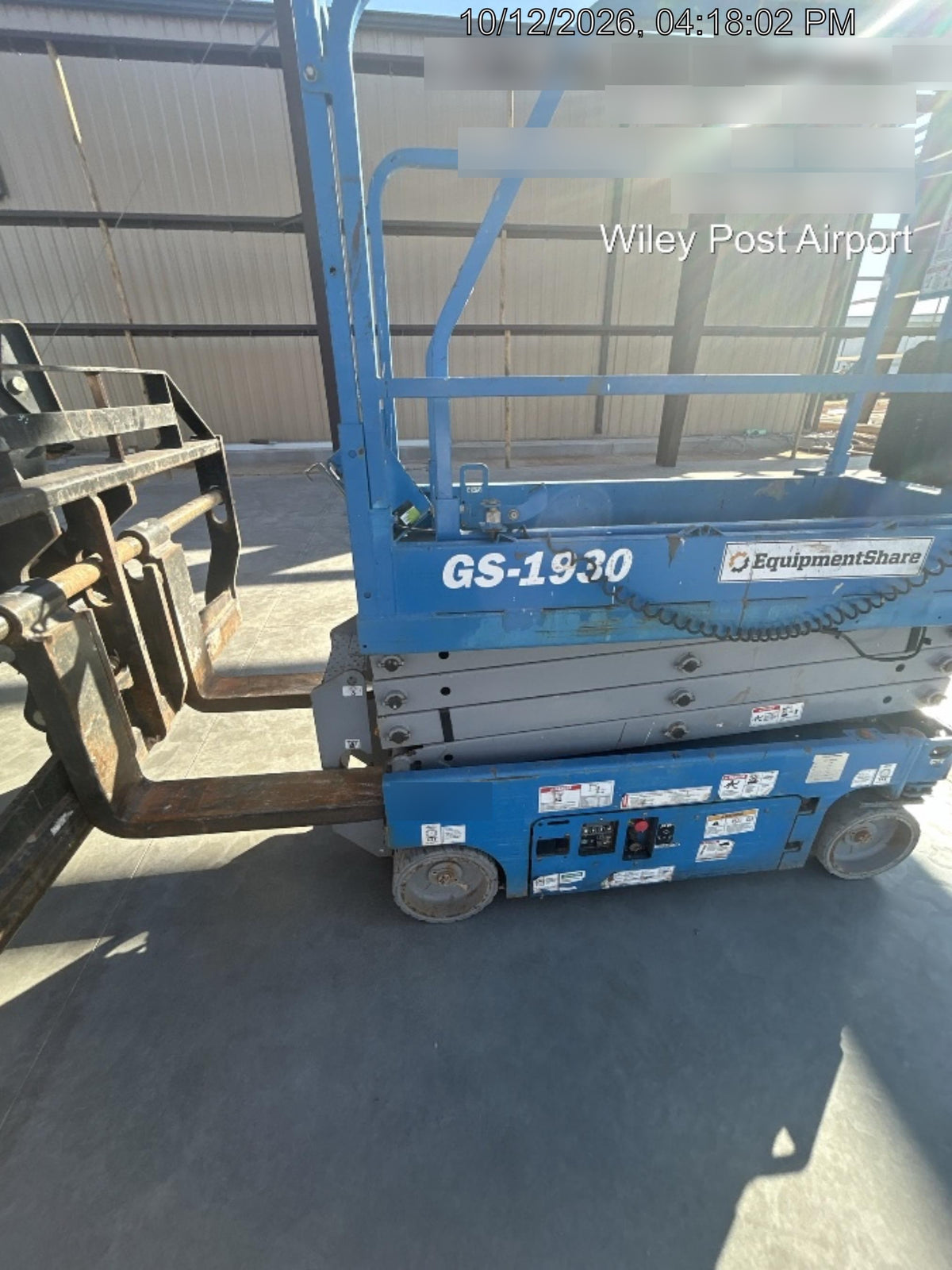 2020 Genie GS-1930 Fixed rails with chain entry gate - Pre A92.20