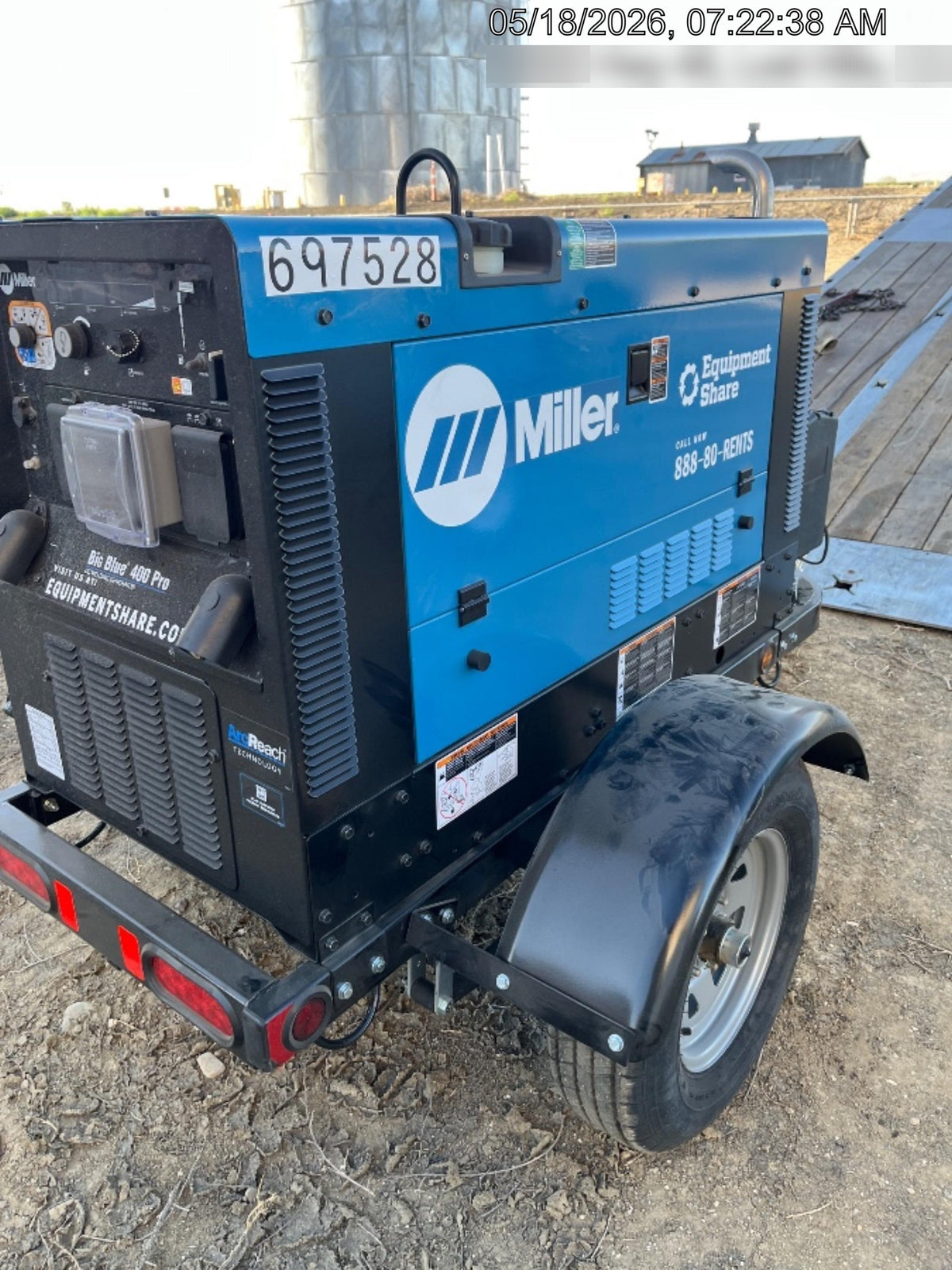 2026 MILLER ELECTRIC BIG BLUE 400