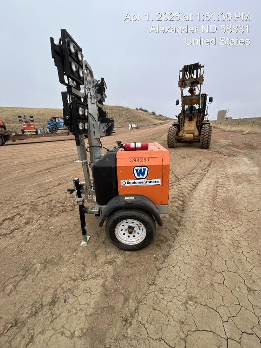 2024 Wanco WLTT-4MM4K Diesel, Deep Sea Controller, Shore Power Plug, Auto Start, (4) 350W LED Floodlights, 4kW Generator, 60 Gal Fuel Tank, 2" Ball, T3