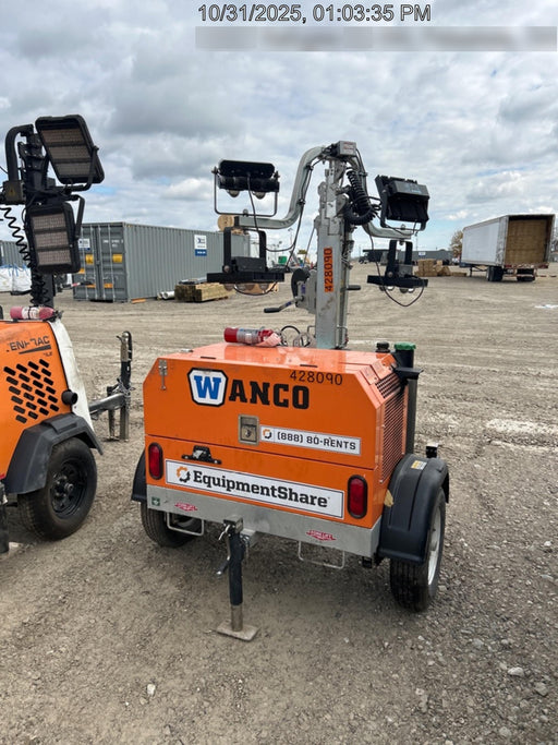 2024 Wanco WLTT-4MM4K Diesel, Deep Sea Controller, Shore Power Plug, Auto Start, (4) 350W LED Floodlights, 4kW Generator, 60 Gal Fuel Tank, 2" Ball, T3