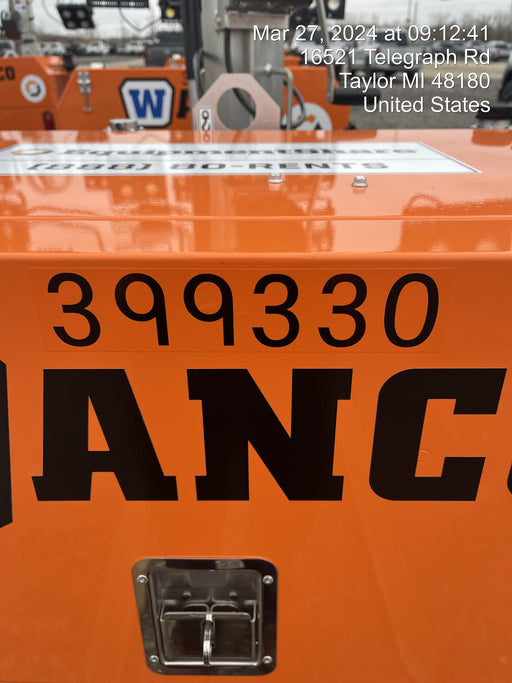 2024 Wanco WLTT-4MM4K Diesel, Deep Sea Controller, Shore Power Plug, Auto Start, (4) 350W LED Floodlights, 4kW Generator, 60 Gal Fuel Tank, 2" Ball, T3