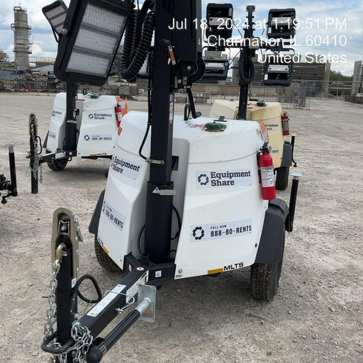 2024 Generac MLT2 Diesel, Flex Switch 120V Input, Powerzone Controller, 
(4) 320W LED Lights, 4kW Generator, 39.9 Gal Fuel Tank, 2" Ball, T3