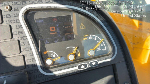 2020 JCB 510-56 Cab/Heat/Air, 74 HP, Solid Tires, STD Worklight, Beacon, Aux Hydraulics, Lifting Eye, Back up Alarm w/66" Carriage/60" Forks