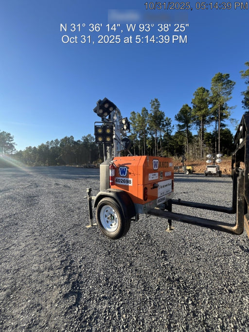 2024 Wanco WLTT-4MM4K Diesel, Deep Sea Controller, Shore Power Plug, Auto Start, (4) 350W LED Floodlights, 4kW Generator, 60 Gal Fuel Tank, 2" Ball, T3