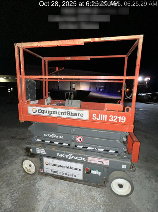 2019 Skyjack SJIII-3219 Standard w/Trojan Batteries