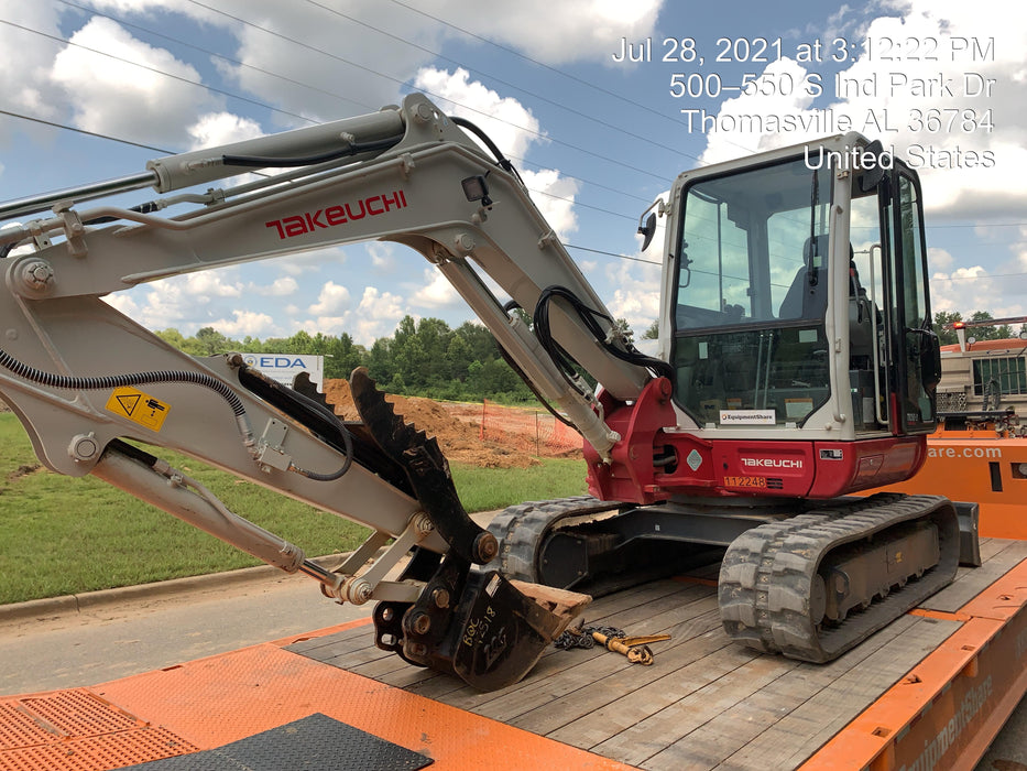 2020 Takeuchi TB250-2C Cab/Heat/Air, Rubber Tracks, Manual TAG QC