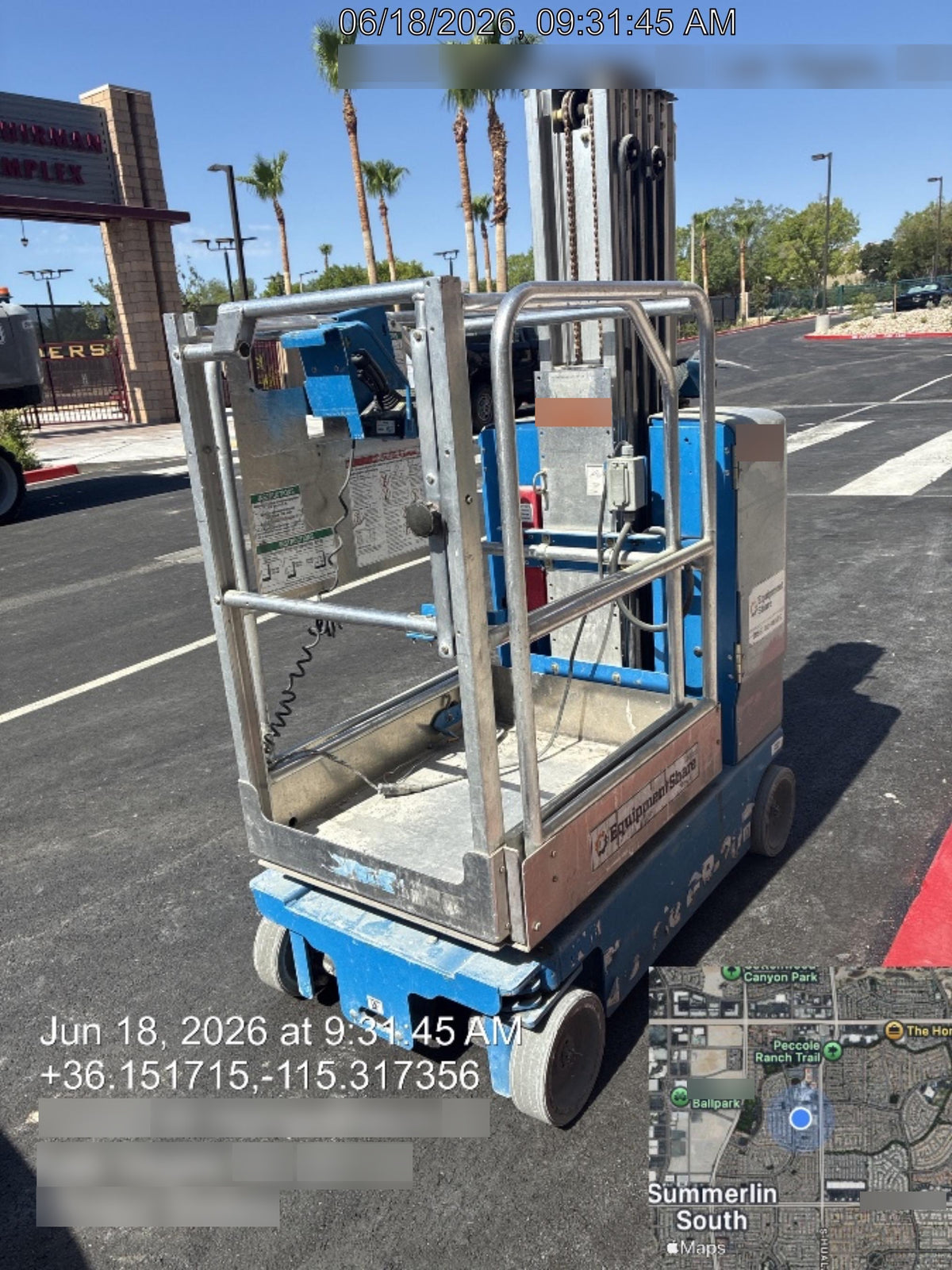2019 GENIE GR-20
