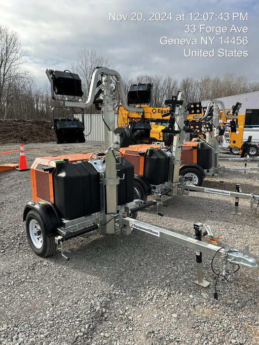 2024 Wanco WLTT-4MM4K Diesel, Deep Sea Controller, Shore Power Plug, Auto Start, (4) 350W LED Floodlights, 4kW Generator, 60 Gal Fuel Tank, 2" Ball, T3