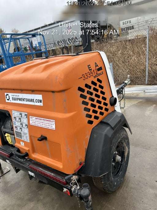 2023 Generac MLT2 Diesel, Flex Switch 120V Input, Powerzone Controller, (4) 320W LED Lights, 4kW Generator, 39.9 Gal Fuel Tank, 2" Ball, T3