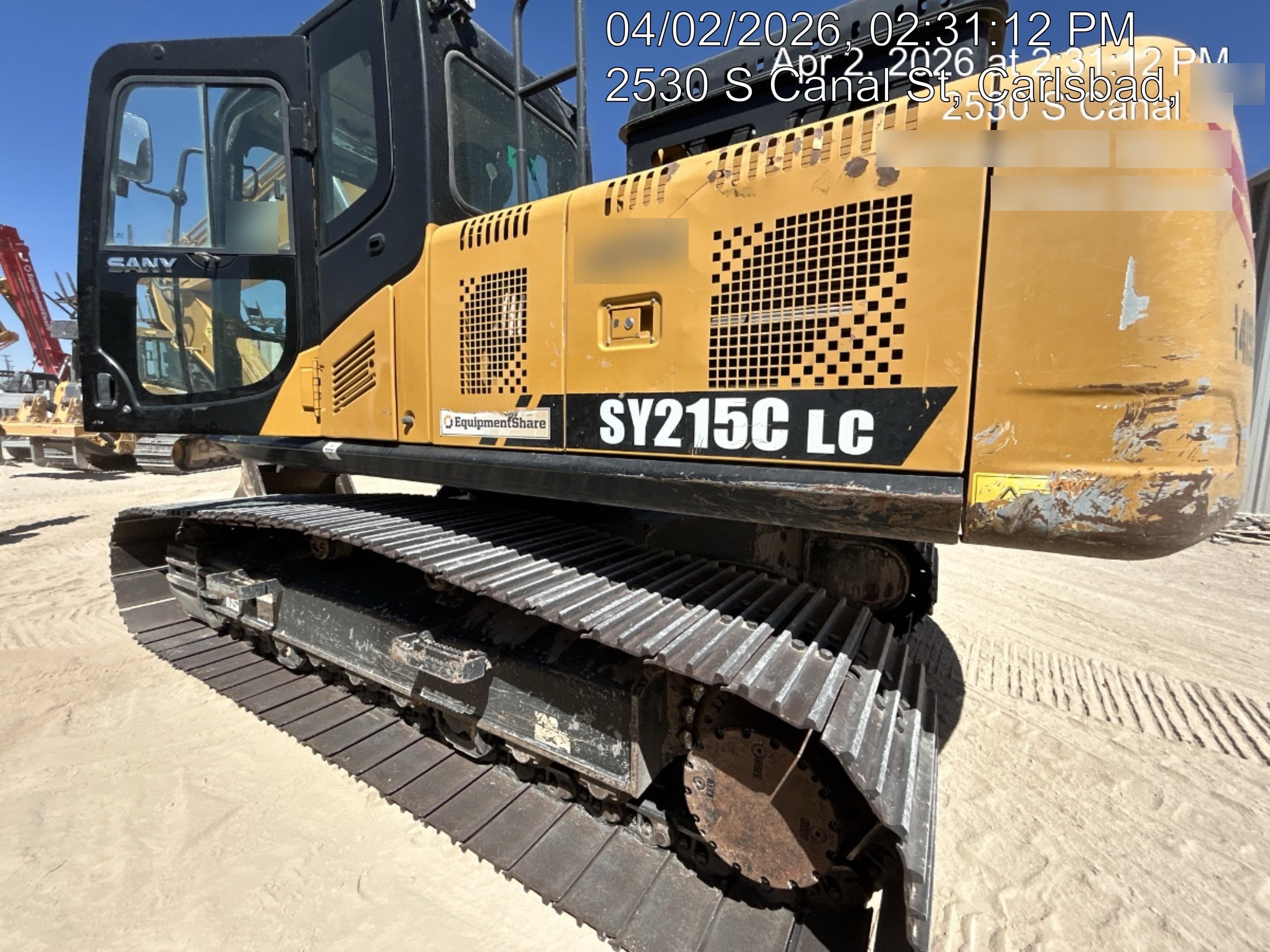 2018 SANY SY215