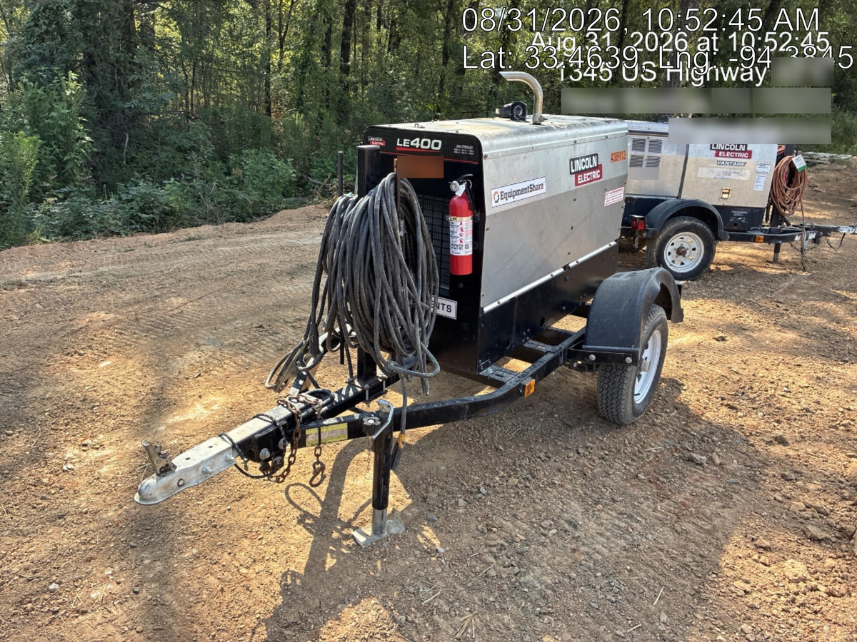 2024 Lincoln Electric LE400 Kubota V1505, Trlr, Cable Rack, Light Kit, ES Decals, T3