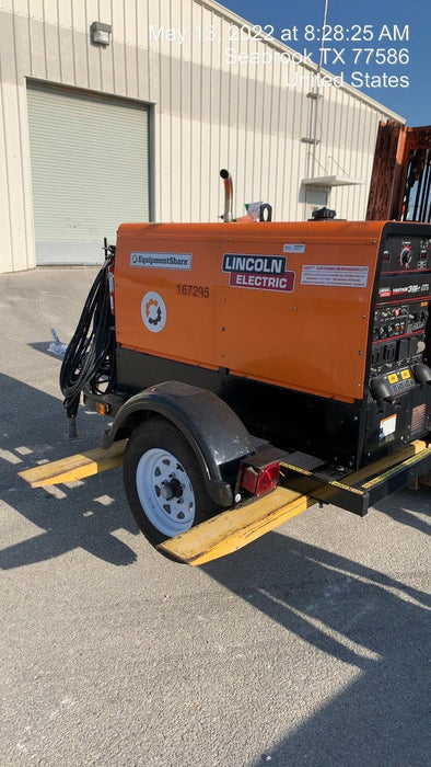 2021 Lincoln Electric Vantage 322 Vantage 322 Ready Pak 3 w/ Decals, ORANGE (includes trailer, cable rack, fender light kit) NO Telematics