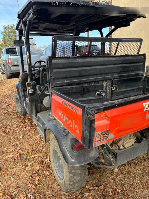2021 Kubota RTV-X1140W-H Plastic Canopy, Windshield Acrylic Clear, LED Strobe Light, Wire Harness Kit, Back up Alarm