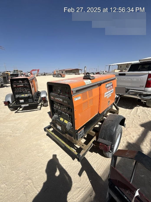 2023 Lincoln Electric LE400 Kubota V1505, Trlr, Cable Rack, Light Kit, ES Decals, T3