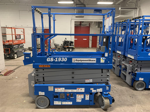 2020 Genie GS-1930 Solid Non Marking Tires, Beacon, Folding rails with half height swing gate