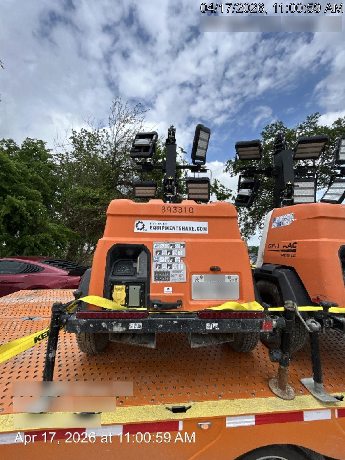 2024 Generac MLT2 Diesel, Flex Switch 120V Input, Powerzone Controller, 
(4) 320W LED Lights, 4kW Generator, 39.9 Gal Fuel Tank, 2" Ball, T3
