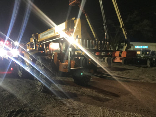 2020 JCB 509-42 Cab/Heat/Air, Solid Tires, Work Lights, Beacon, Aux Hydraulics, Back up Alarm, Lifting Eye, ES Decals