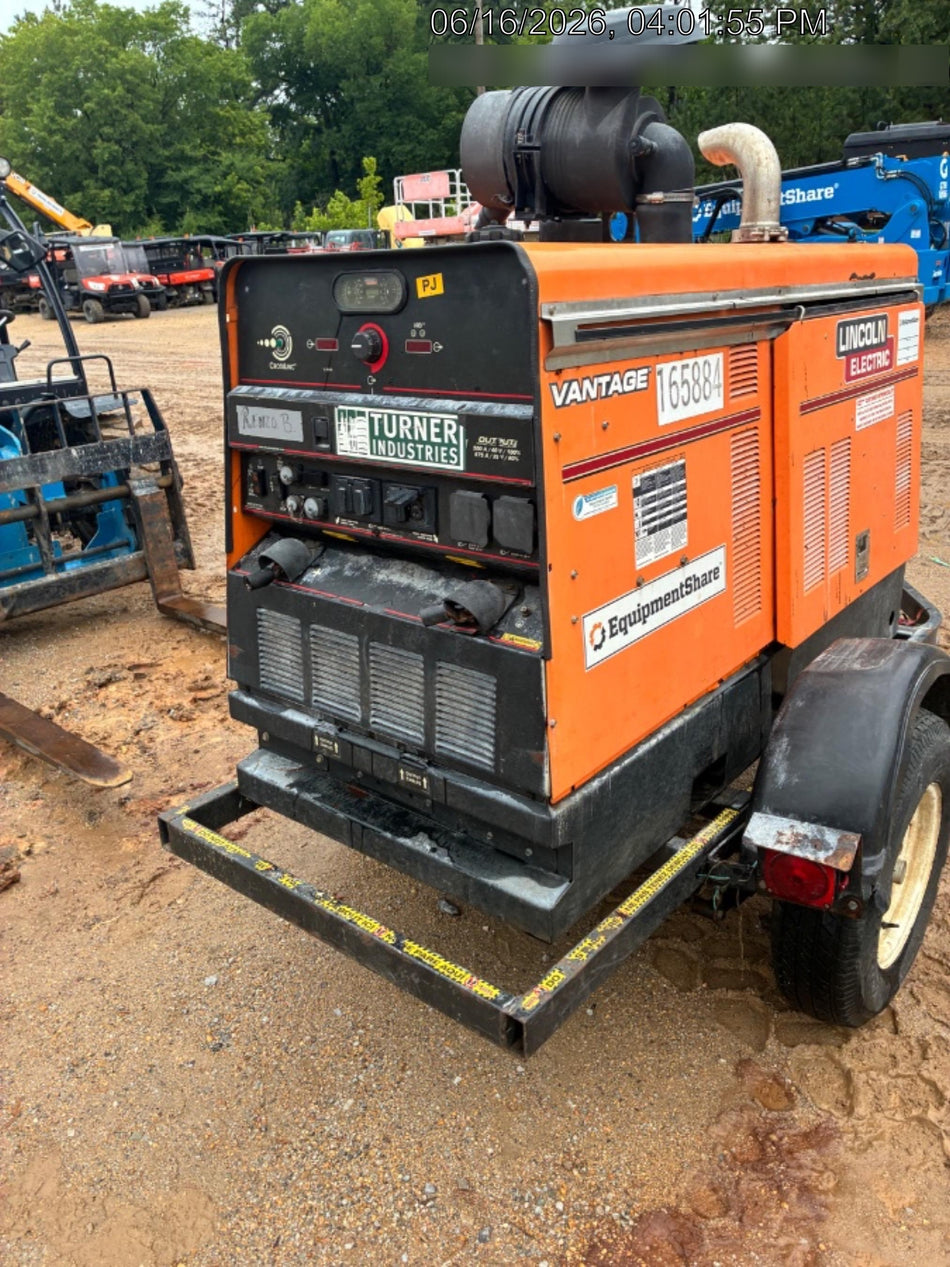 2021 Lincoln Electric Vantage 549X Ready Pak 3, ORANGE (includes trailer, cable rack, fender light kit)