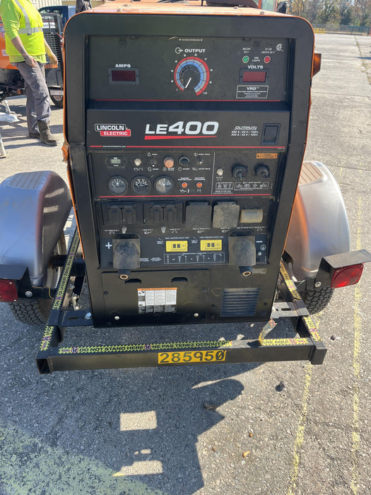 2022 Lincoln Electric LE400 Kubota V1505, Trlr, Cable Rack, Light Kit, ES Decals, T3