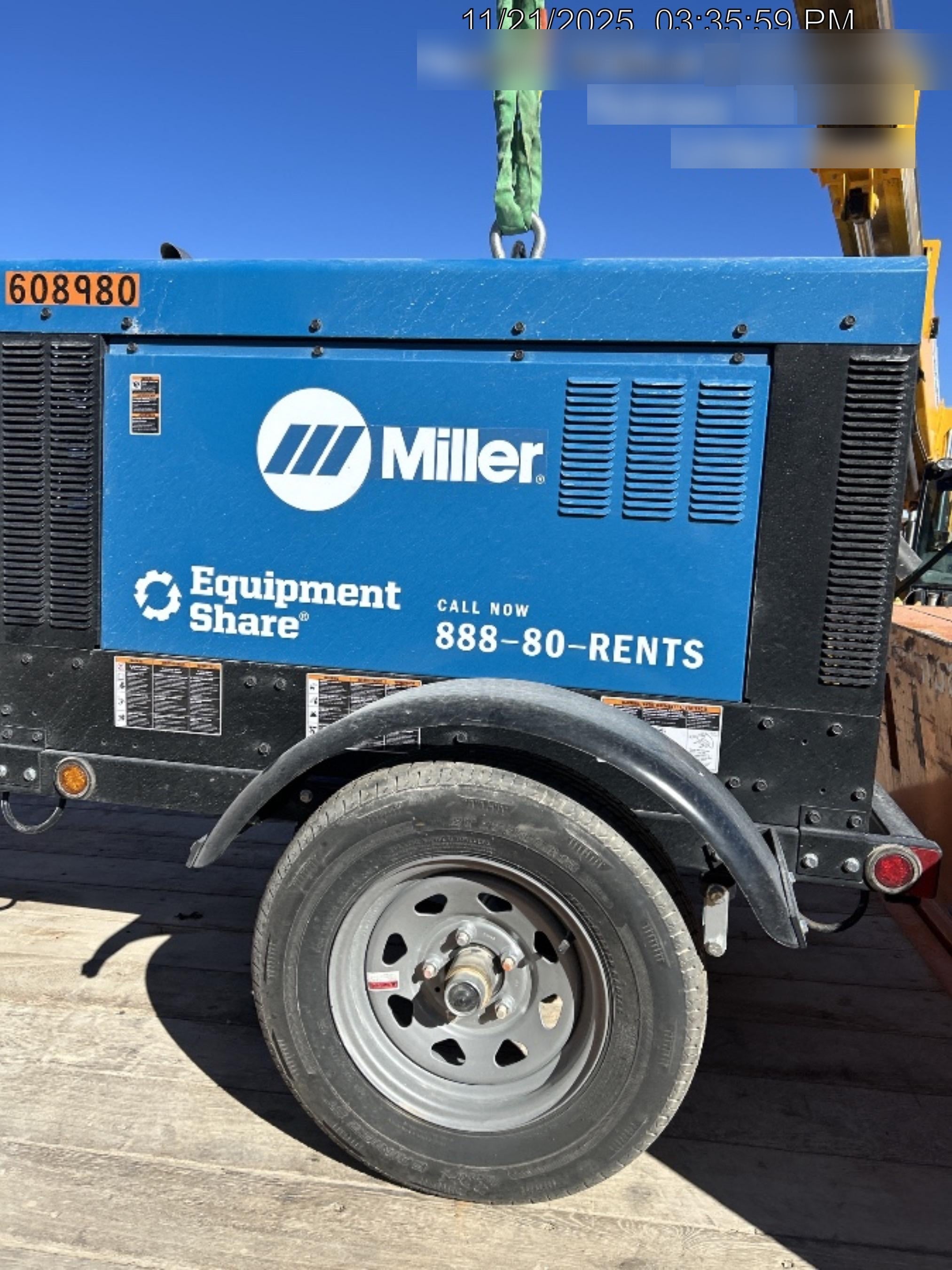 2025 MILLER ELECTRIC BIG BLUE 400