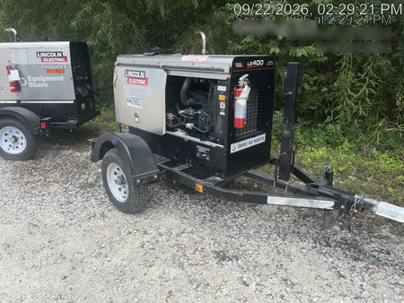 2024 Lincoln Electric LE400 Kubota V1505, Trlr, Cable Rack, Light Kit, ES Decals, T3