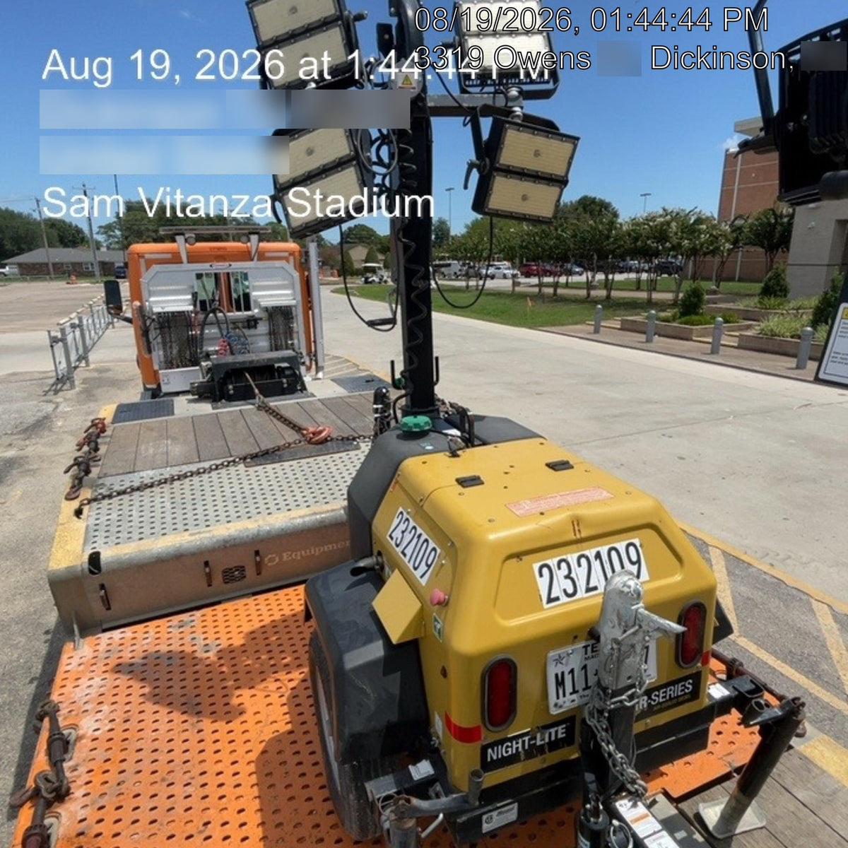 2022 Allmand NLV3GR (4) LED Light Fixture 350W, 23' Vertical Mast, 3kW Prime, Towable, Deep Sea L401, Leveling Jacks, Yanmar T4F 5.8hp