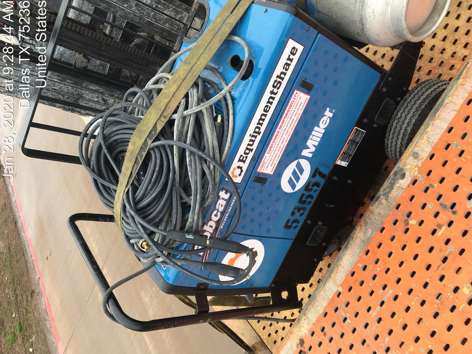 2019 Miller Electric BOBCAT 250 LP WITH RUNNING GEAR/BRACKET/HOSE (Part # 951600)