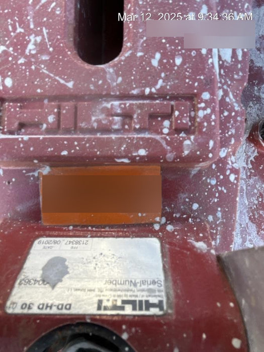 2019 HILTI DD 250
