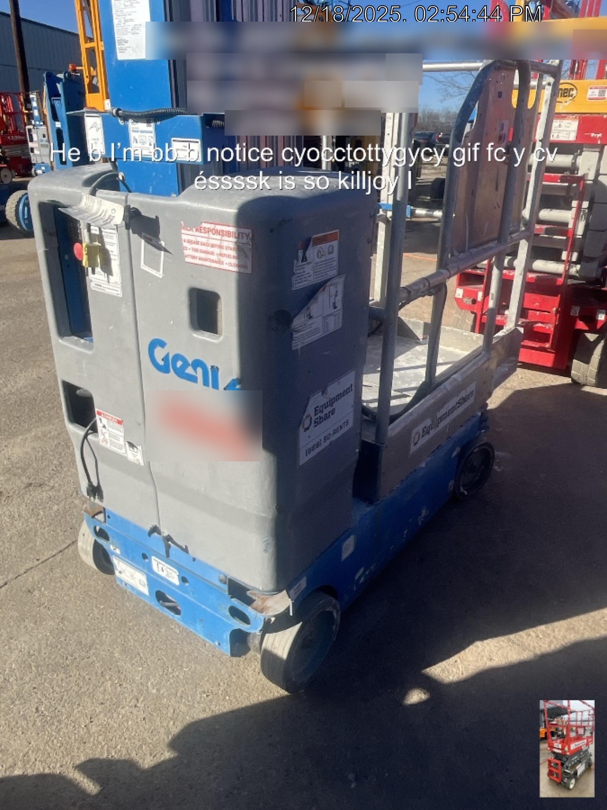 2018 GENIE GR-20