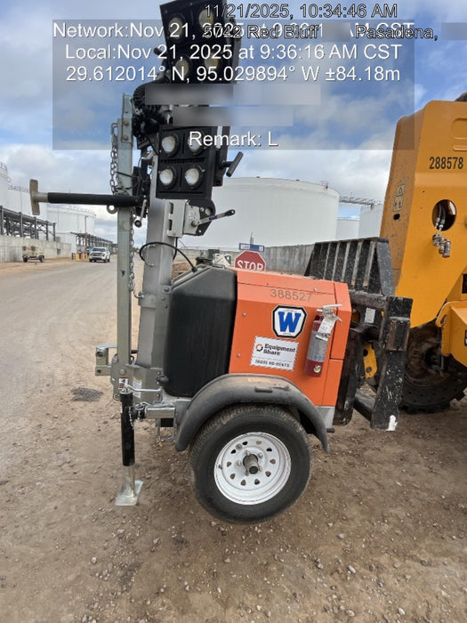2024 Wanco WLTT-4MM4K Diesel, Deep Sea Controller, Shore Power Plug, Auto Start, (4) 350W LED Floodlights, 4kW Generator, 60 Gal Fuel Tank, 2" Ball, T3